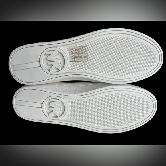 Michael Kors NWOT Juno Knit White Slip-On Sneakers, Women’s Sz 6.5 - Picture 7 of 11
